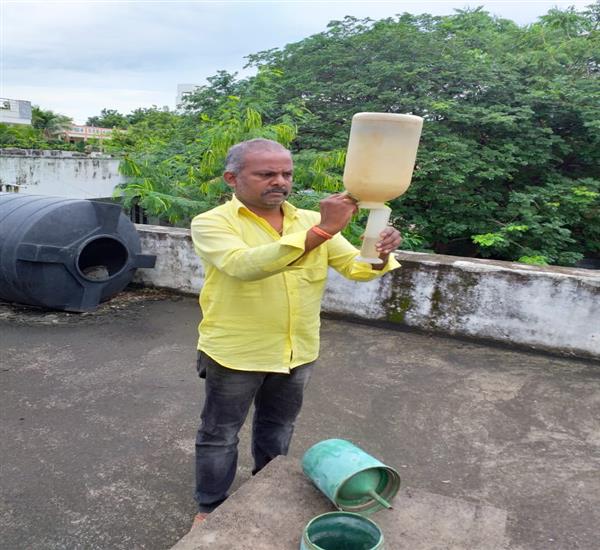 Warangal Urban District                                                                                                                                                                                                                                    - Rain fall measuring Randomly                                                                                                                           - Random checking of Rainfall Measuring system at Hanmakonda                                                                                                                                                                                                      - dt.12/09/2019          